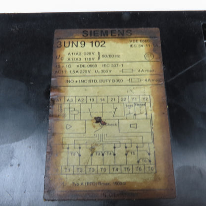 Siemens 3UN9 102 110/220V 50/60Hz Thermistor