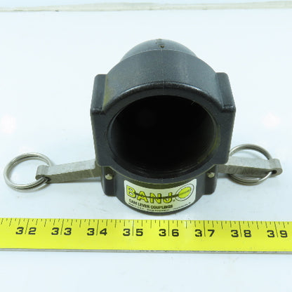 Banjo 200-D-90 2" Female Coupler x FNPT Polypropylene 90° Cam Lever Coupling