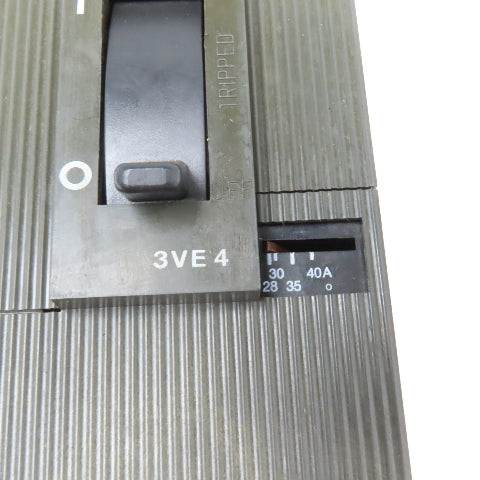 Siemens 3VE4200-0CR00 600V 20-40A Trip Range Molded Case Circuit Breaker