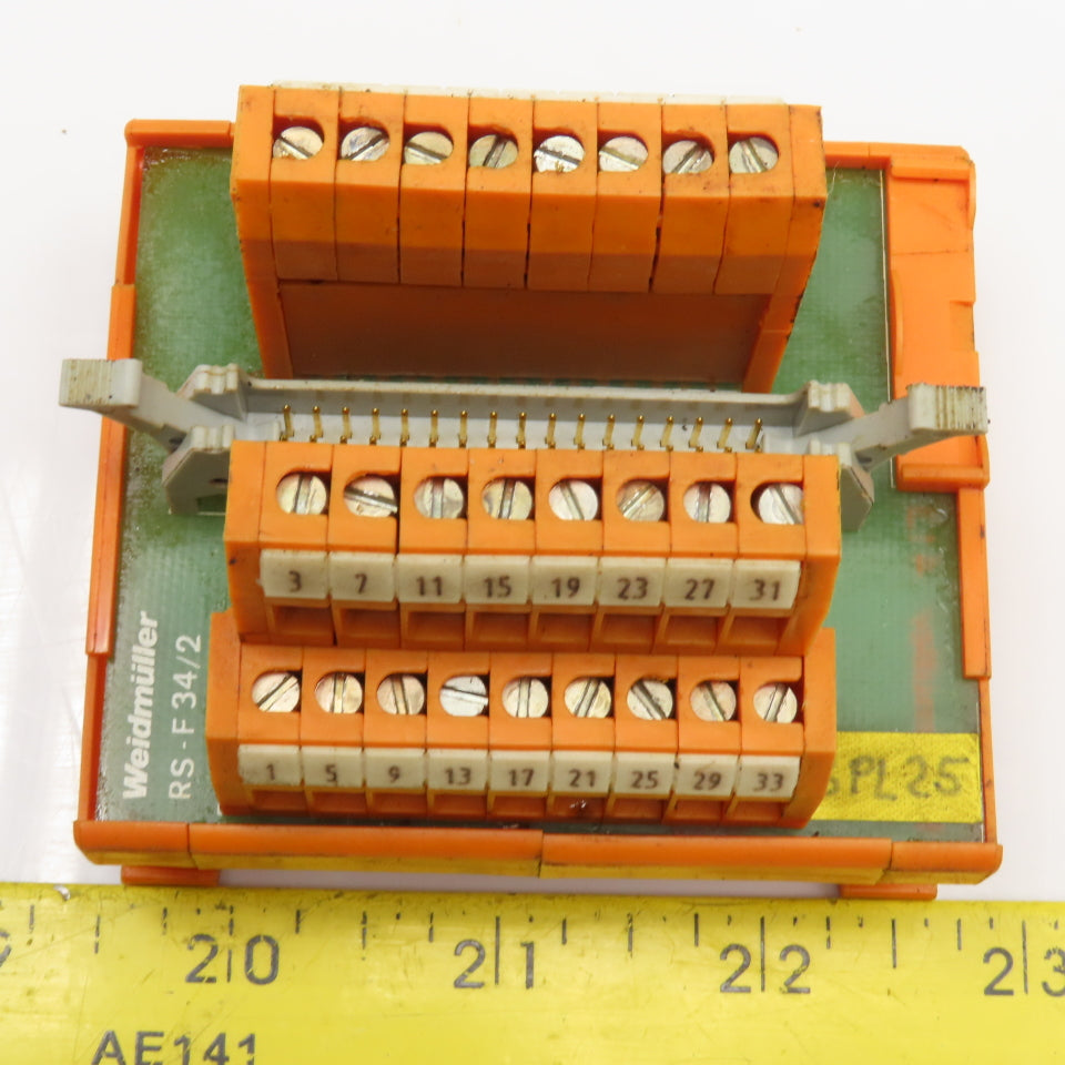 Weidmuller RS-F34/2 34 Pin Ribbon Cable Interface Module