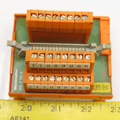 Weidmuller RS-F34/2 34 Pin Ribbon Cable Interface Module