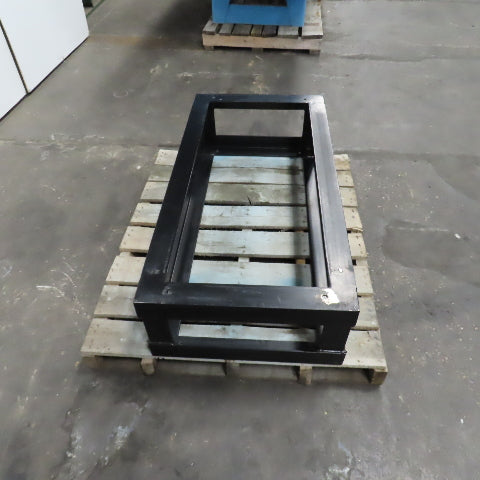 49" x 24-1/4" x 12"H Steel Machine Base Frame Jig Fixture Table 3" Channel