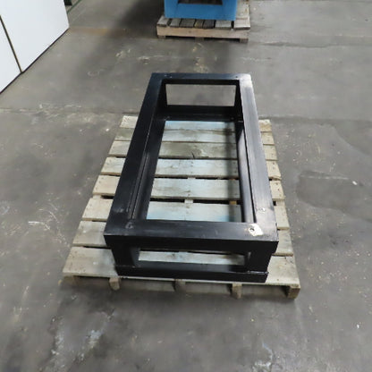 49" x 24-1/4" x 12"H Steel Machine Base Frame Jig Fixture Table 3" Channel