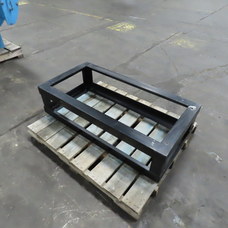 49" x 24-1/4" x 12"H Steel Machine Base Frame Jig Fixture Table 3" Channel