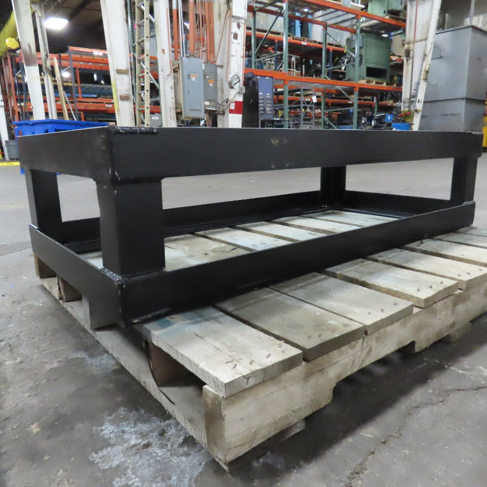 49" x 24-1/4" x 12"H Steel Machine Base Frame Jig Fixture Table 3" Channel