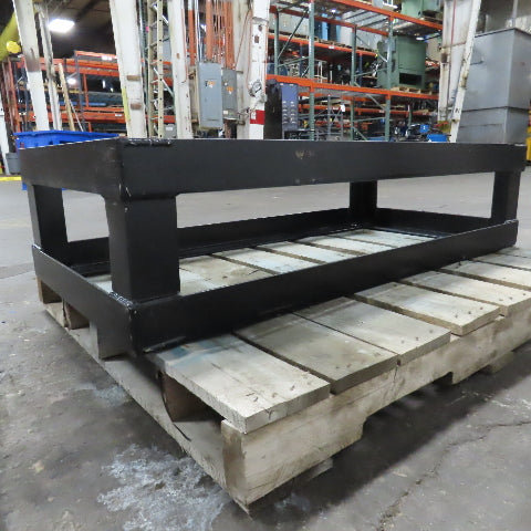 49" x 24-1/4" x 12"H Steel Machine Base Frame Jig Fixture Table 3" Channel