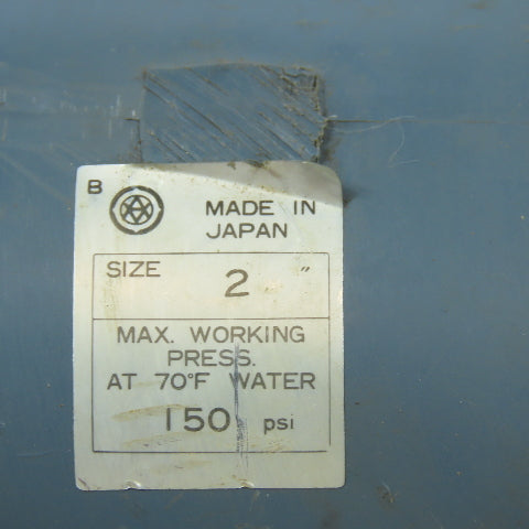 Asahi B79PFN Pneumatic Actuator W/ 2" Flanged Socket Slip Ball Valve