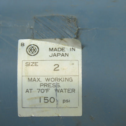 Asahi B79PFN Pneumatic Actuator W/ 2" Flanged Socket Slip Ball Valve