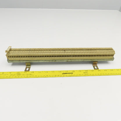 Weidmuller SAK2.5 Electrical Wire Terminal Block Lot Of 60 On Rail 18" OAL