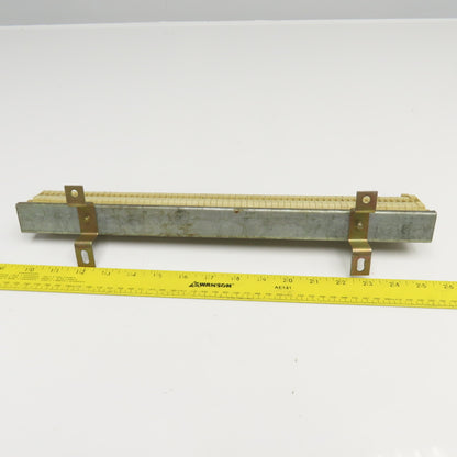 Weidmuller SAK2.5 Electrical Wire Terminal Block Lot Of 60 On Rail 18" OAL
