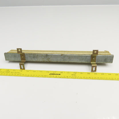 Weidmuller SAK2.5 Electrical Wire Terminal Block Lot Of 60 On Rail 18" OAL