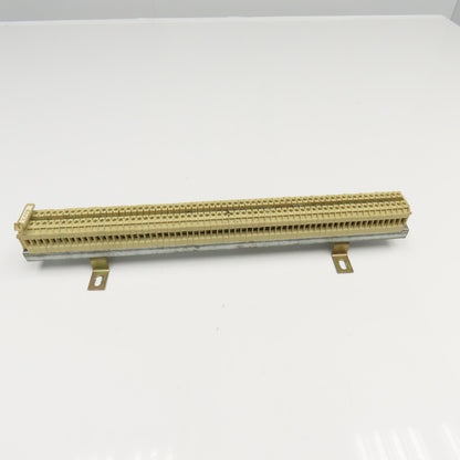 Weidmuller SAK2.5 Electrical Wire Terminal Block Lot Of 60 On Rail 18" OAL