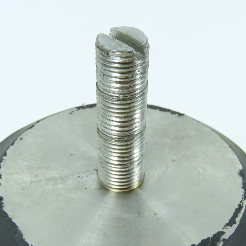 5/8"-11 x 1.75"Threaded Stud Machine Leveling Foot Pad Non Swivel 2.5" Dia.Lot/2