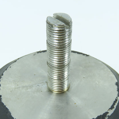 5/8"-11 x 1.75"Threaded Stud Machine Leveling Foot Pad Non Swivel 2.5" Dia.Lot/2