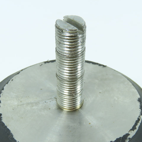 5/8"-11 x 1.75"Threaded Stud Machine Leveling Foot Pad Non Swivel 2.5" Dia.Lot/2