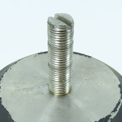 5/8"-11 x 1.75"Threaded Stud Machine Leveling Foot Pad Non Swivel 2.5" Dia.Lot/2