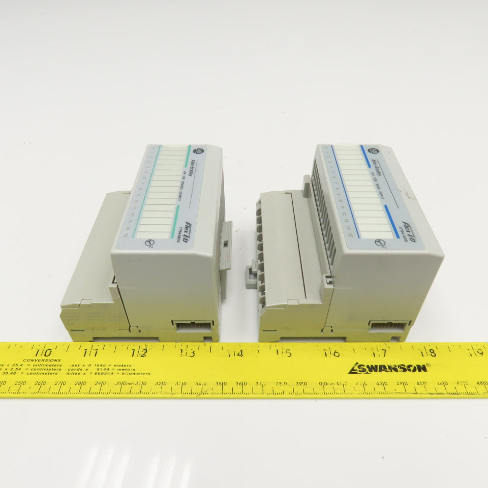 Allen Bradley 1794-IB16 1794-OB16 24VDC Flex I/O Modules Sink/Source Lot Of 2