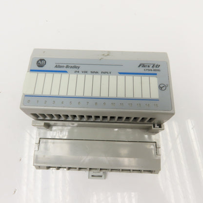 Allen Bradley 1794-IB16 1794-OB16 24VDC Flex I/O Modules Sink/Source Lot Of 2