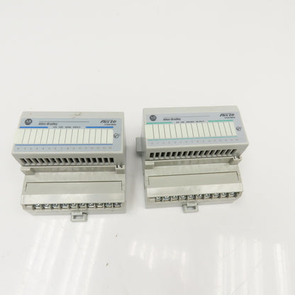 Allen Bradley 1794-IB16 1794-OB16 24VDC Flex I/O Modules Sink/Source Lot Of 2
