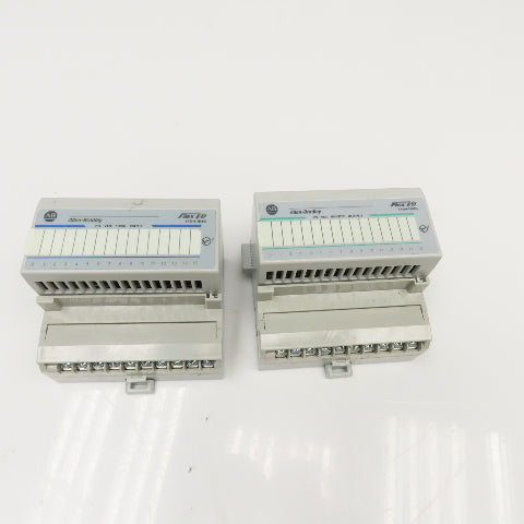 Allen Bradley 1794-IB16 1794-OB16 24VDC Flex I/O Modules Sink/Source Lot Of 2