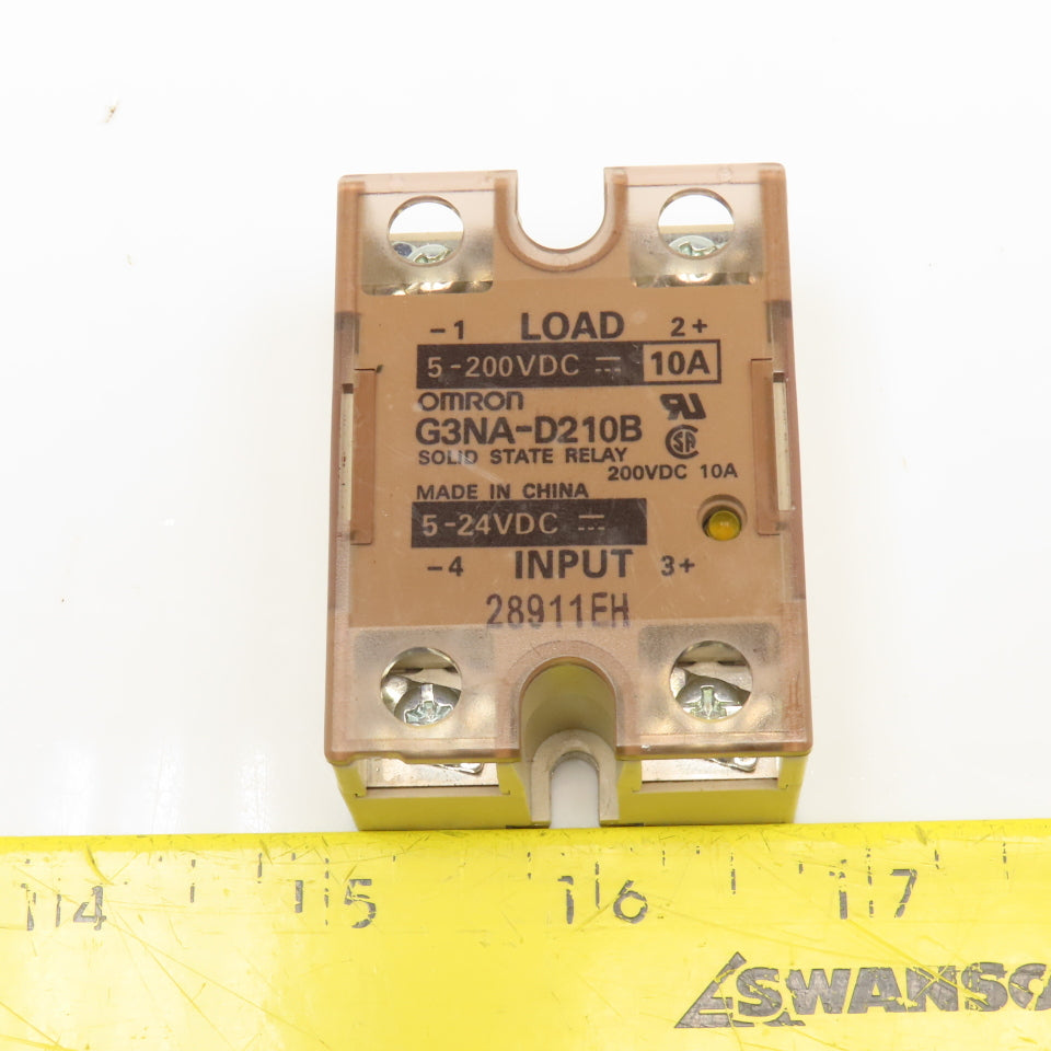 Omron G3NA-D210B Solid State Relay 200VDC 10A Lot Of 5