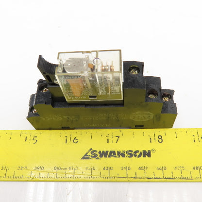 Allen Bradley 700-HN121 700-HK36Z24 120VAC Relay W/ Socket Base Lot Of 3