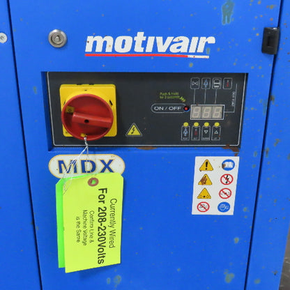 Motivair MDX Non-Cycling Refrigeration Compressed Air Dryer 220V 1PH
