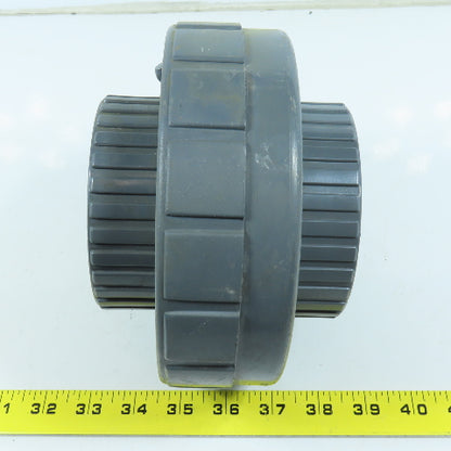 Nibco 3" Socket x FNPT Pipe Union SCH80 Gray PVCI Pipe Fitting