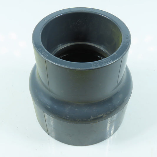 Nibco 4" x 3" Slip Socket Reducer Coupling SCH80 Gray PVCI Pipe Fitting