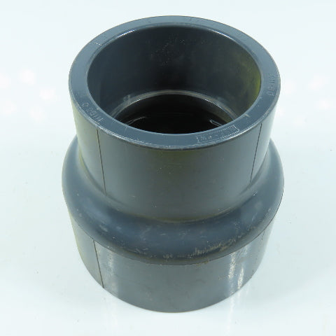 Nibco 4" x 3" Slip Socket Reducer Coupling SCH80 Gray PVCI Pipe Fitting