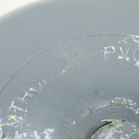 Nibco 3" NPT Threaded Cap SCH80 Gray PVCI Pipe Fitting Lot of 2