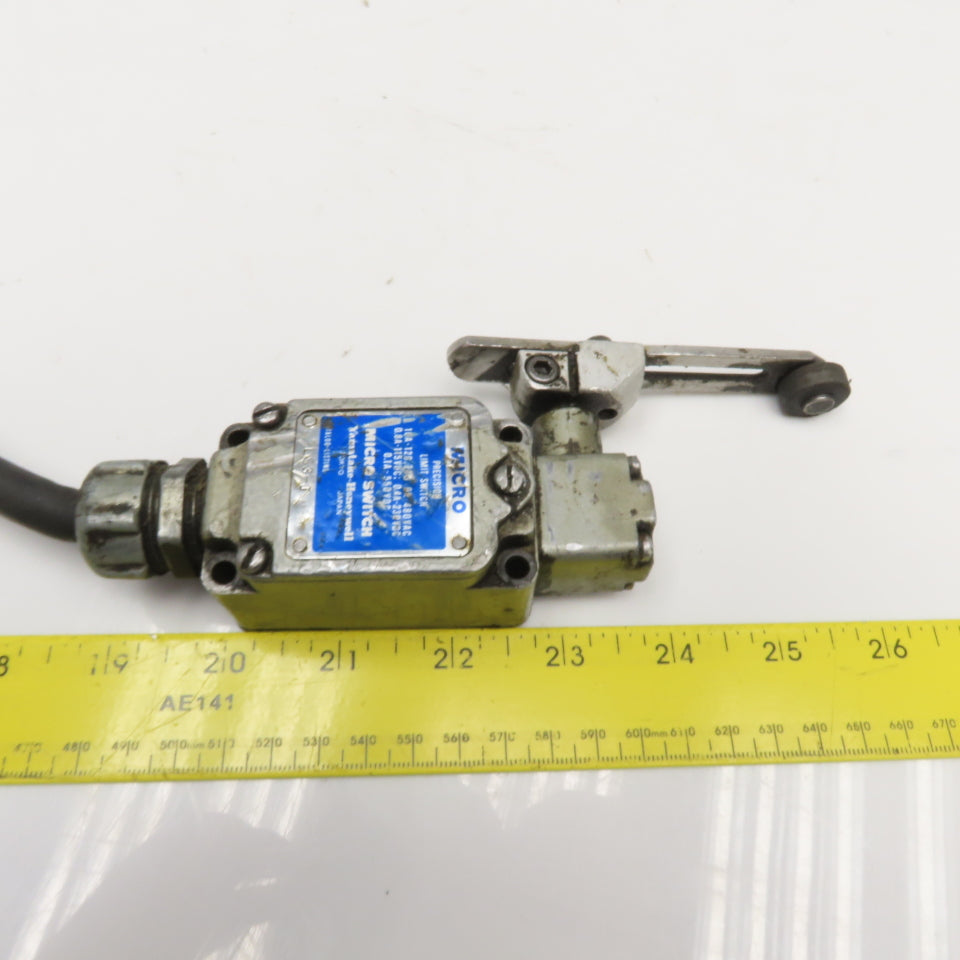 Honeywell 1LS3-J 480VAC 230VDC Roller Rocker Arm Limit Switch