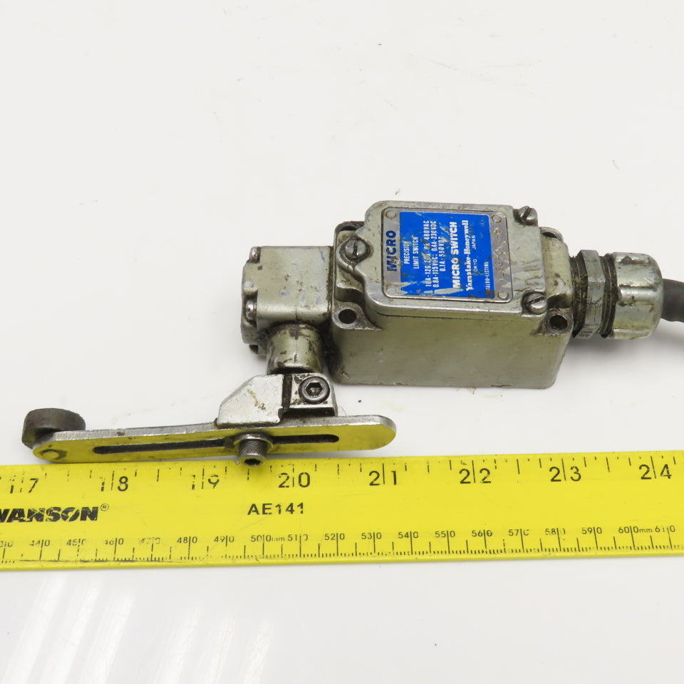 Honeywell 1LS3-J 480VAC 230VDC Roller Rocker Arm Limit Switch