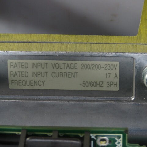 Mitsubishi MR-S11-200-N H/W Ver E Servo Drive Unit Rated Input 200-230V 17A 3PH Not Working