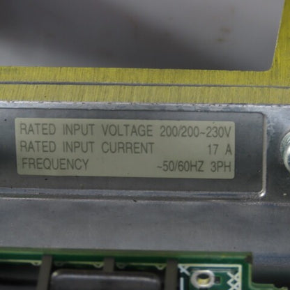 Mitsubishi MR-S11-200-N H/W Ver E Servo Drive Unit Rated Input 200-230V 17A 3PH Not Working