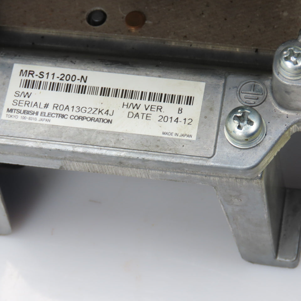 Mitsubishi MR-S11-200-N H/W Ver B Servo Drive Unit Rated Input 200-230V 17A 3PH