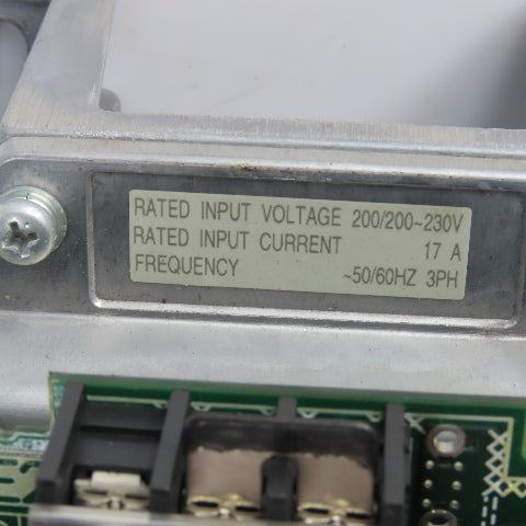 Mitsubishi MR-S11-200-N H/W Ver B Servo Drive Unit Rated Input 200-230V 17A 3PH