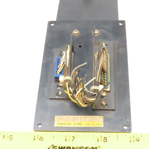 Fanuc A02B-0072-C067 Serial Port Panel Mount Connector Assembly