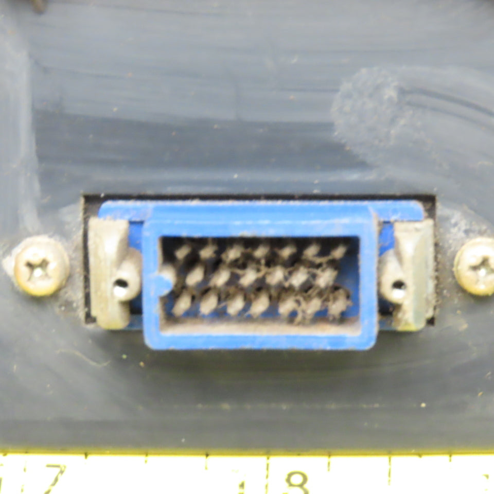 Fanuc A02B-0072-C067 Serial Port Panel Mount Connector Assembly