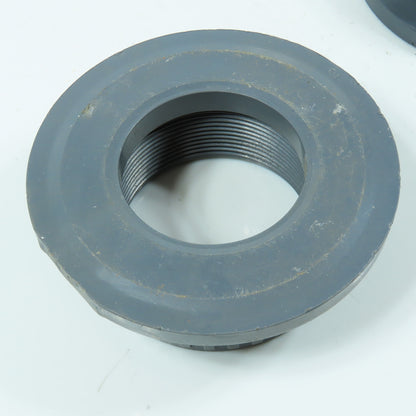 2" Female Threaded End Connector Gray PVC For Ball Valve Or Pipe Union Lot/2