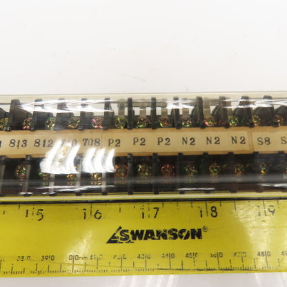 Idec BN15 Wire Terminal Block Rail Assembly Lot Of 48