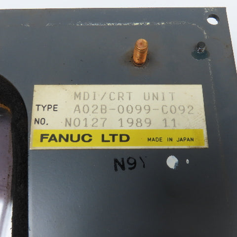 Fanuc A02B-0099-C092 MDI/CRT Operator Keyboard Screen Cover Assembly