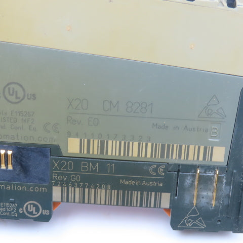 B&R X20 CM 8281 PLC Module