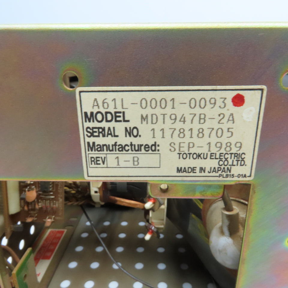 Totoku MDT947B-2A Operator Display Monitor Screen
