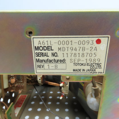 Totoku MDT947B-2A Operator Display Monitor Screen