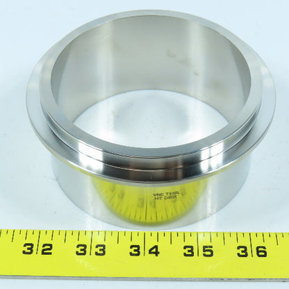 VNE E14WHI-6L4.0 4" E-Line Clamp Long Ferrule 316L Sanitary Stainless Steel