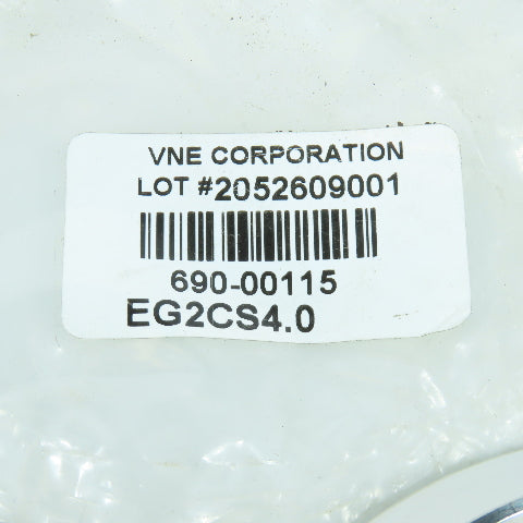 VNE EG2CS4.0 4" Tri Clamp Welding Ferrule 304 Sanitary Stainless Steel Lot of 2