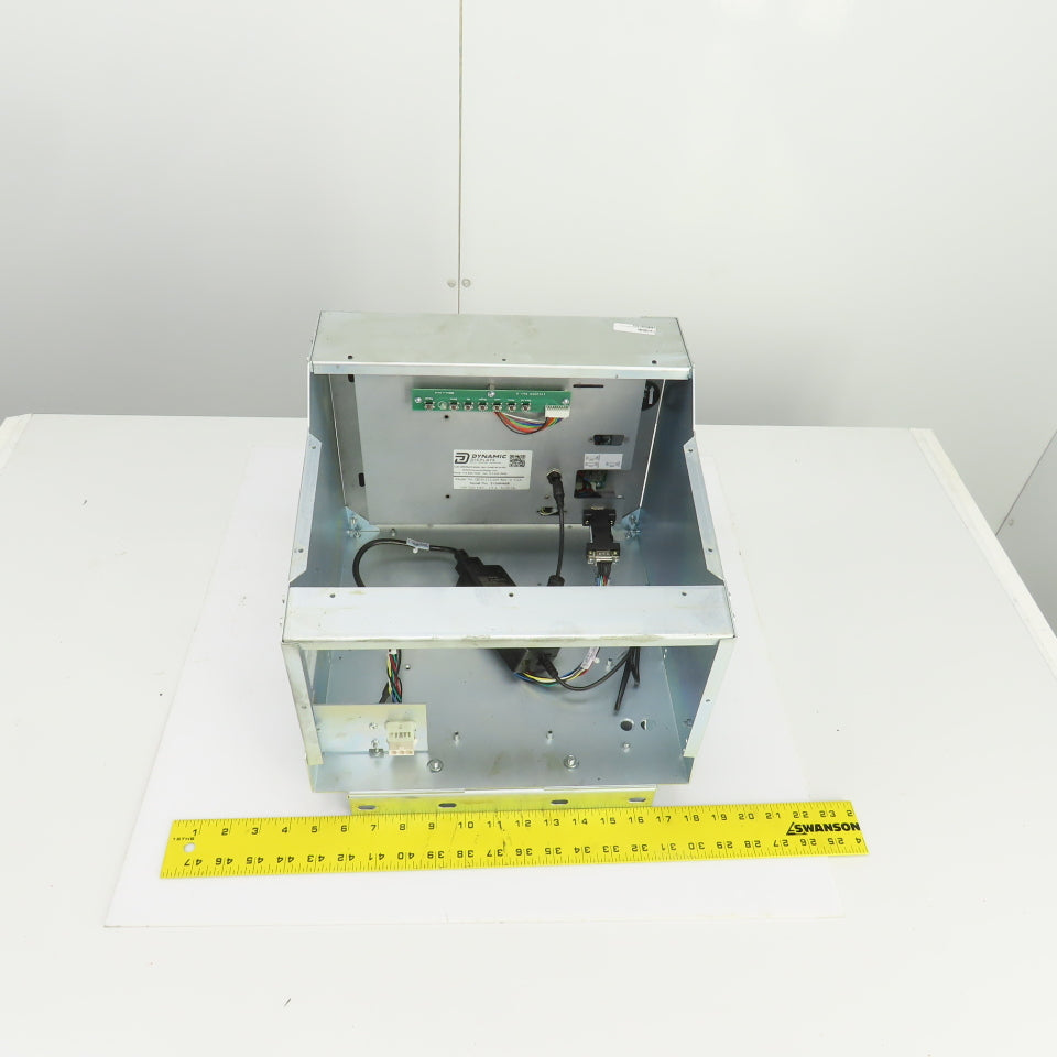 Dynamic Displays QES1512-205 FP12B4G1-ZLn 12" Monitor 100-240VAC 1.0A 50/60HZ