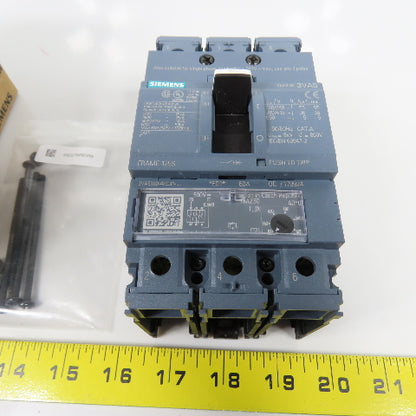 Siemens 3VA5160-4EC31-0AA0 60A Molded Case Circuit Breaker 600V Adjustable Trip