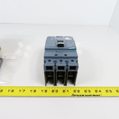 Siemens 3VA5160-4EC31-0AA0 60A Molded Case Circuit Breaker 600V Adjustable Trip